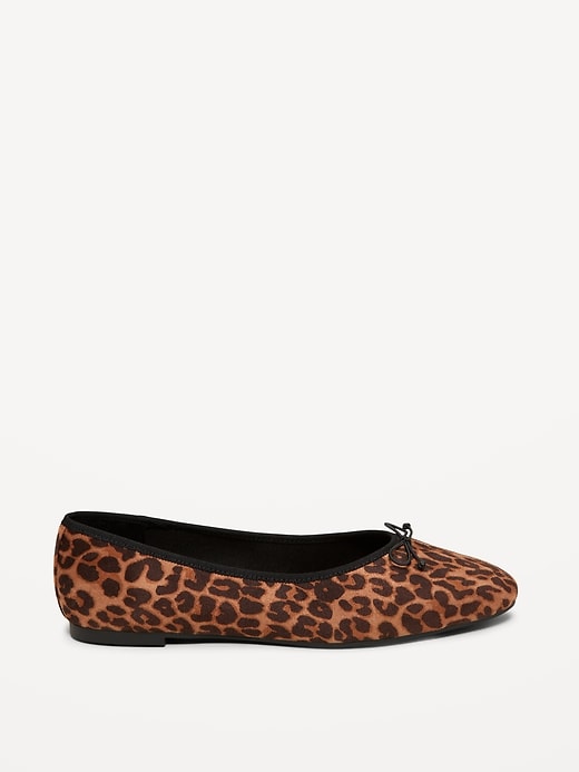 Image number 7 showing, Faux-Leather Ballet Flats