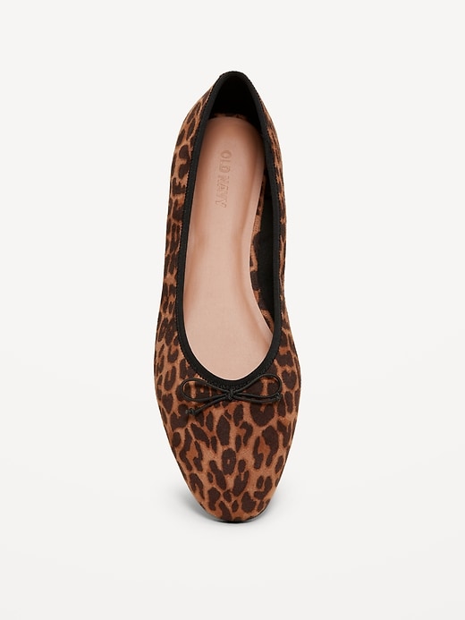 Image number 6 showing, Faux-Leather Ballet Flats