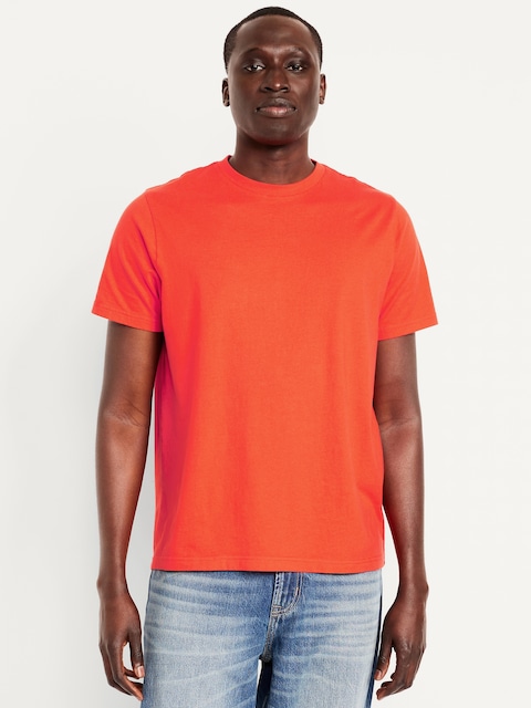 Crew-Neck T-Shirt - Red