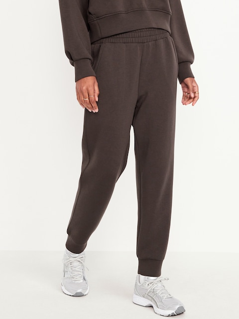 Pantalon de jogging en molleton qui reprend sa forme à taille haute
