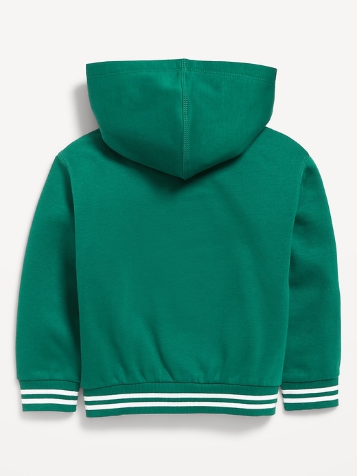 Image number 2 showing, Favorite Fleece Oversized Zip Hoodie for Toddler Boys