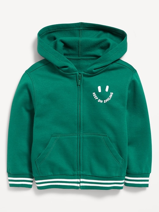 Image number 1 showing, Favorite Fleece Oversized Zip Hoodie for Toddler Boys