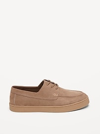 View large product image 3 of 4. Faux-Suede Boat Shoes for Men