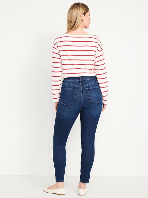 Image number 5 showing, Extra High-Waisted Rockstar 360° Stretch Super-Skinny Jeans