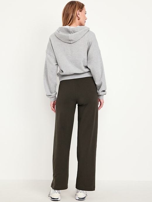 Image number 2 showing, High-Waisted Fashion Wide-Leg Leggings