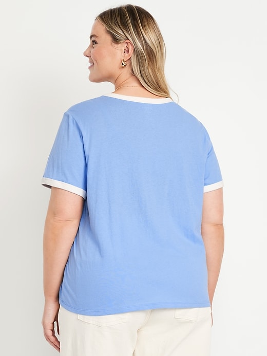 Image number 8 showing, EveryWear Graphic Ringer T-Shirt