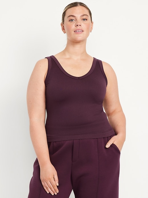 Image number 5 showing, Exhale Seamless Fitted Rib Tank