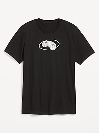 L'image numéro 1 présente T-shirt ras du cou à imprimé