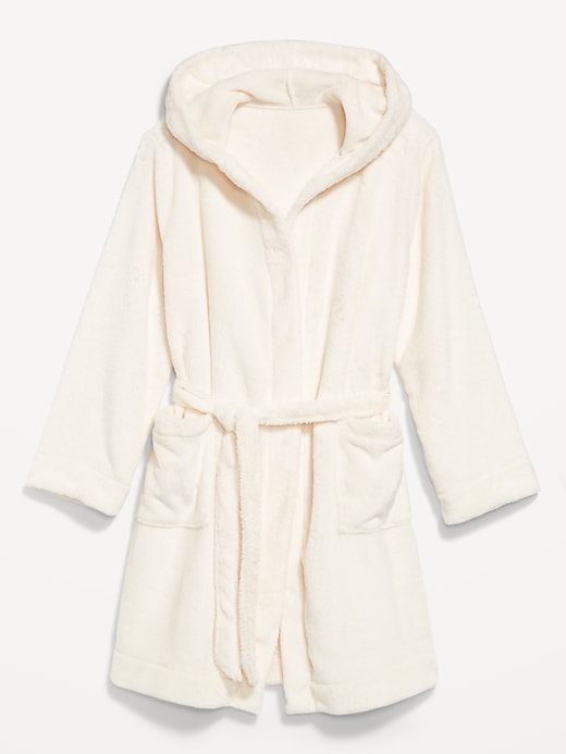 Image number 4 showing, Cozy Terry Hooded Robe