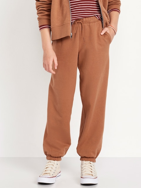 Favorite Fleece High-Waisted Jogger Sweatpants for Girls