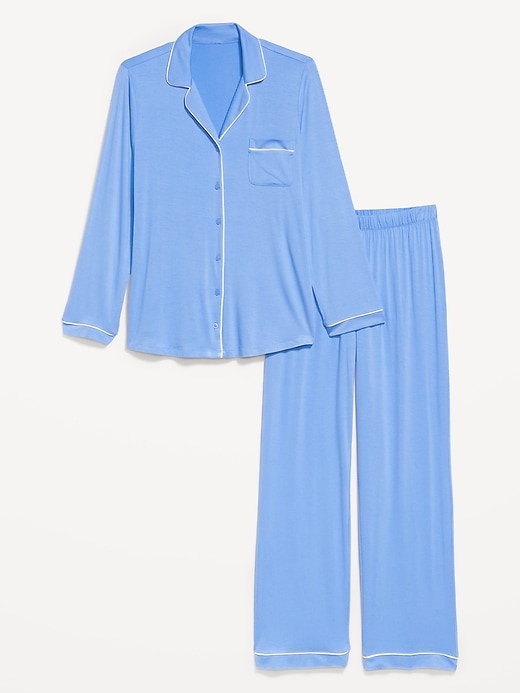 Image number 4 showing, Sunday Sleep Knit Jersey Pant Set