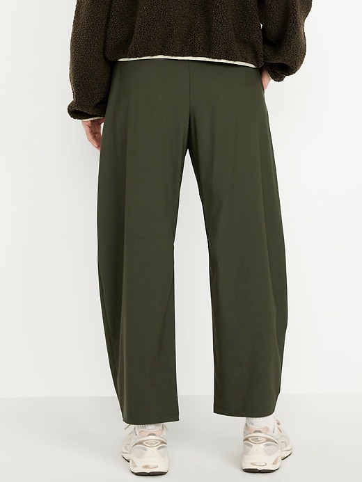Image number 2 showing, High-Waisted SleekTech Barrel Ankle Pants