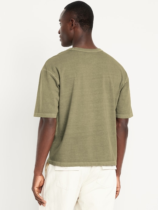 Image number 2 showing, Garment-Dyed Cropped T-Shirt