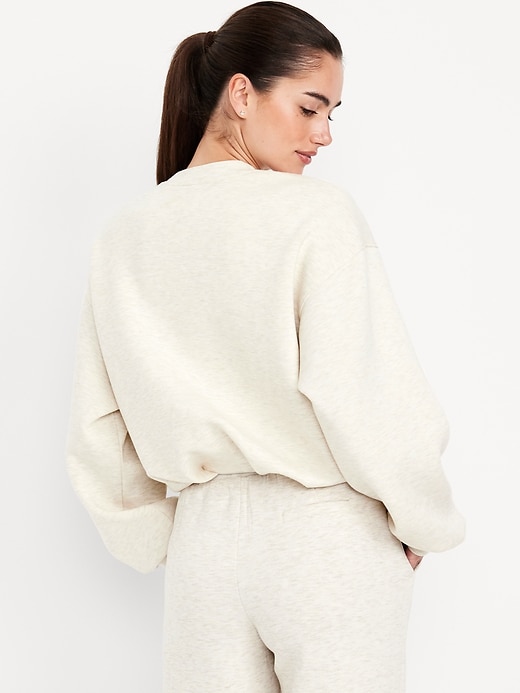 Image number 8 showing, Bounce Fleece Bubble-Hem Sweatshirt