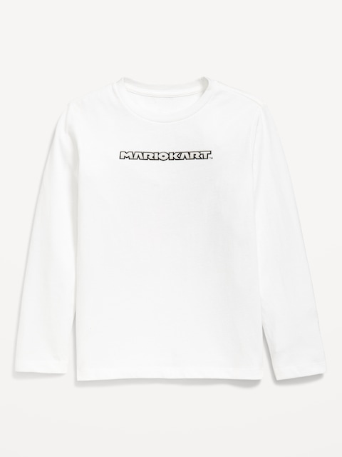 T-shirt à imprimé Mario Kart™ unisexe pour enfant - Lys Blanc