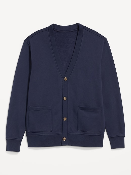 L'image numéro 4 présente Cardigan en molleton
