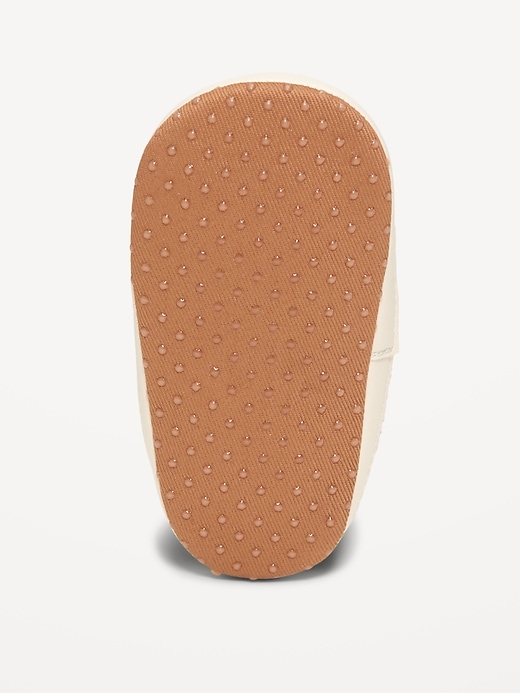 Image number 4 showing, Faux-Leather Sherpa Booties for Baby
