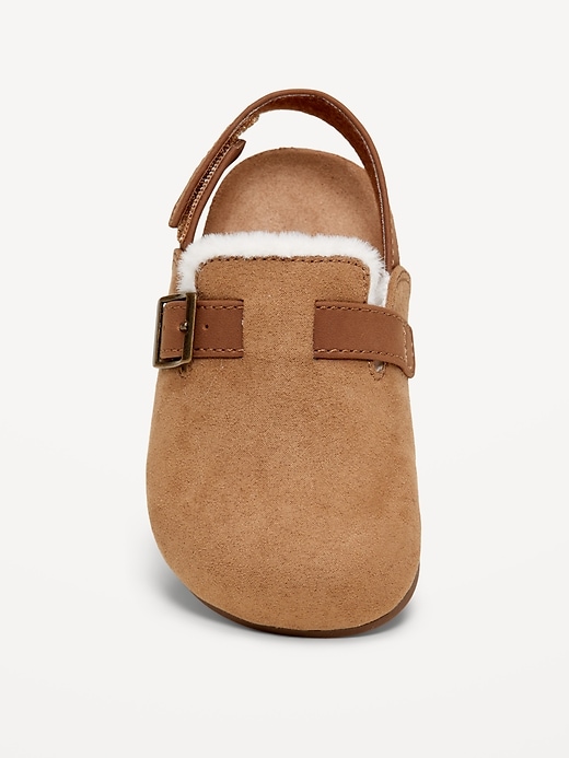 View large product image 2 of 4. Faux-Suede Clogs for Toddler Girls