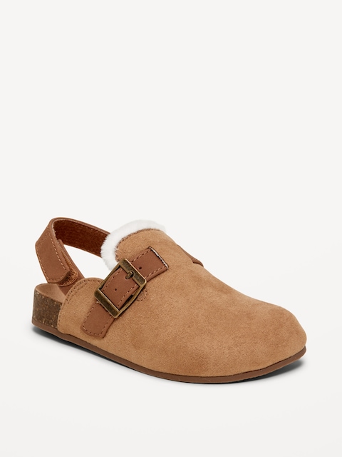 Faux-Suede Clogs for Toddler Girls