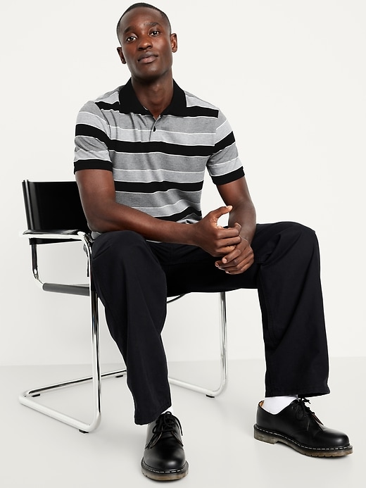 Image number 3 showing, Classic Fit Striped Pique Polo