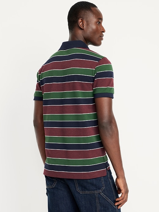 Image number 5 showing, Classic Fit Striped Pique Polo