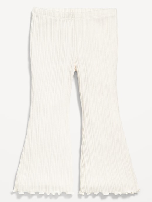 L'image numéro 1 présente Legging côtelé évasé pour toute-petite fille
