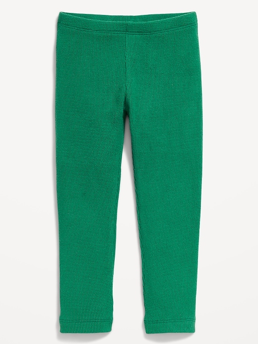 Image number 1 showing, Cozy Waffle-Knit Leggings for Toddler Girls