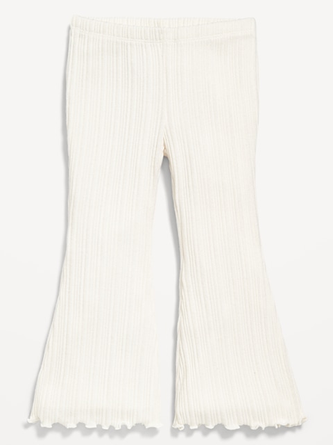 Legging côtelé évasé pour toute-petite fille