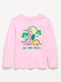 L'image numéro 1 présente T-shirt à imprimé à manches longues pour toute-petite fille