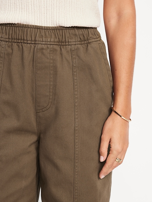 Image number 4 showing, High-Waisted Barrel Ankle Pants