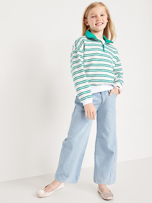 Image number 3 showing, Super Baggy Barrel-Leg Jeans for Girls