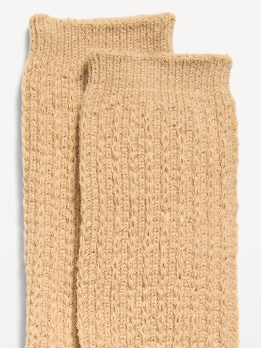 Image number 2 showing, Slouchy Textured Crew Socks for Women