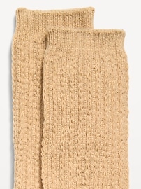 Image number 2 showing, Slouchy Textured Crew Socks for Women