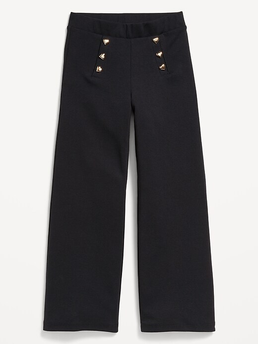Image number 4 showing, High-Waisted Straight-Leg Sailor Pants for Girls