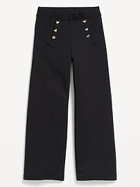 Image number 4 showing, High-Waisted Straight-Leg Sailor Pants for Girls