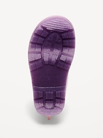 View large product image 4 of 4. Tall Unicorn-Graphic Rain Boots for Toddler Girls
