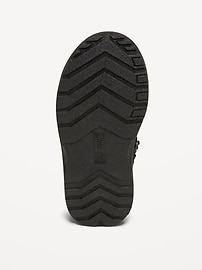 Image number 4 showing, Faux-Suede Side-Zip Lace-Up Boots for Toddler Boys