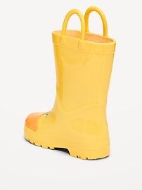 Voir une image plus grande du produit 3 de 4. Bottes de pluie hautes à imprimé de canard pour tout-petit garçon