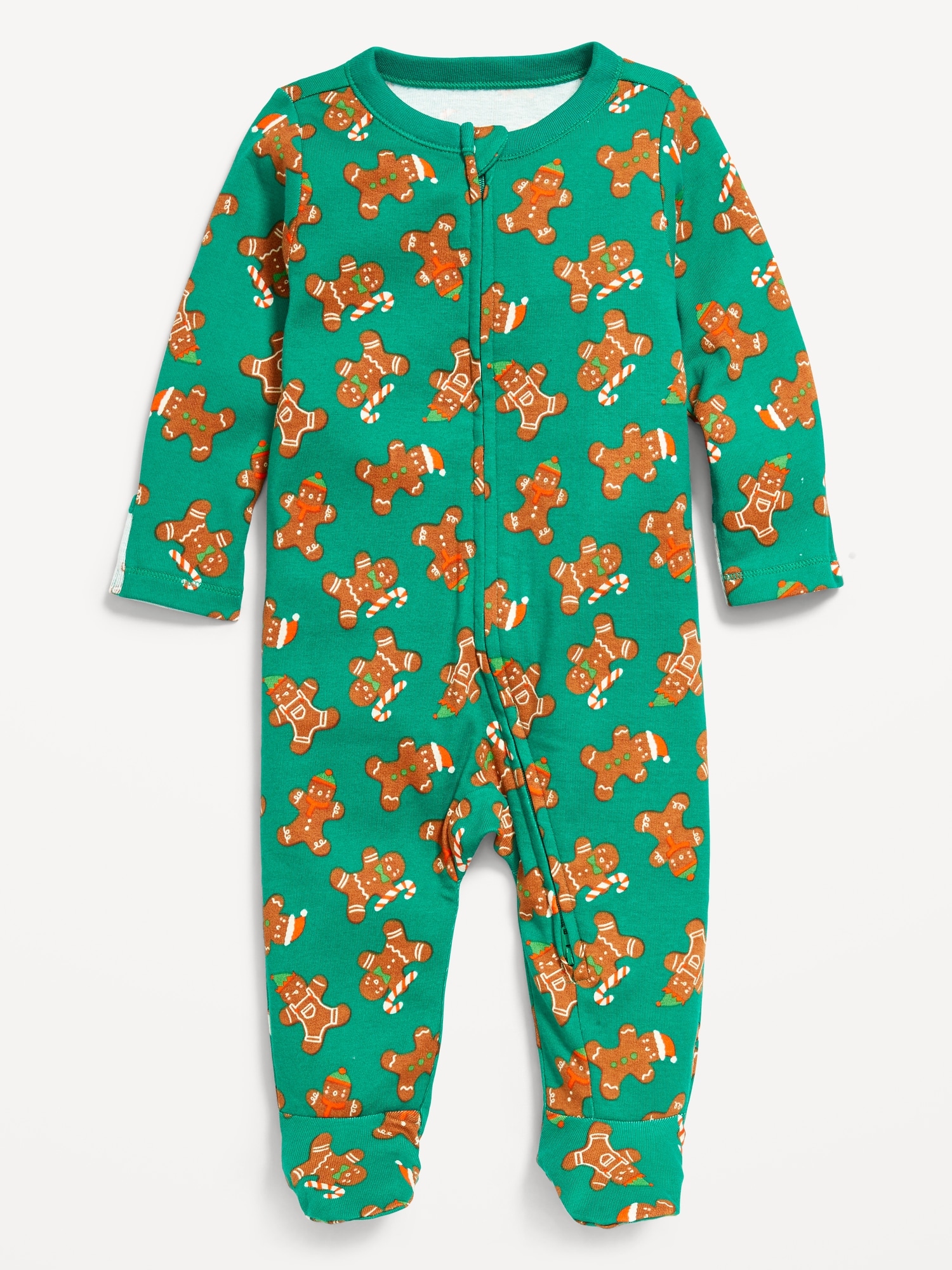 Snug-Fit 2-Way-Zip Footed One-Piece for Baby
