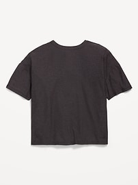 Image number 4 showing, CloudMotion Cropped Graphic Performance T-Shirt for Girls