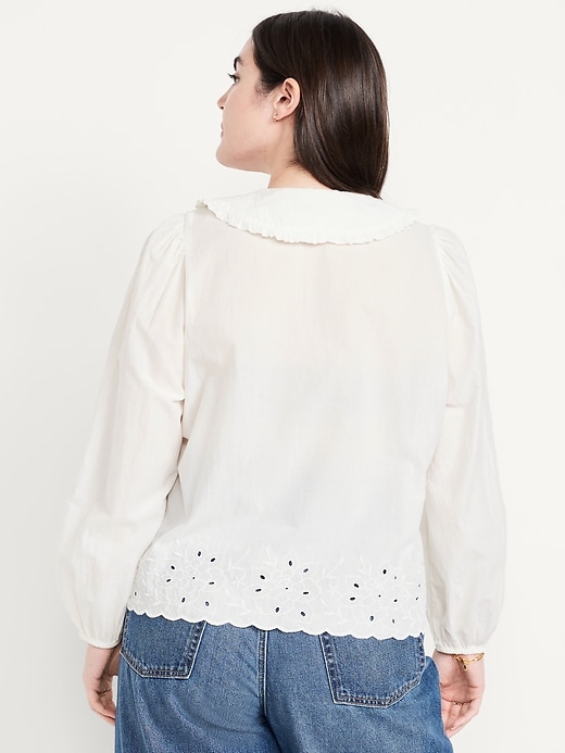 Image number 5 showing, Ruffle-Collar Top
