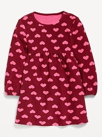 Image number 1 showing, Long-Sleeve Waffle-Knit Dress for Toddler Girls
