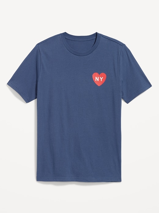 Voir une image plus grande du produit 1 de 2. T-shirt ras du cou à imprimé