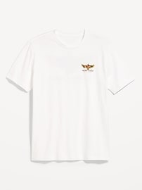 L'image numéro 1 présente T-shirt ras du cou à imprimé