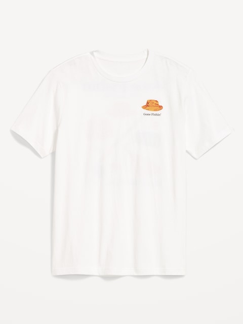 Graphic Crew-Neck T-Shirt - Calla Lily White
