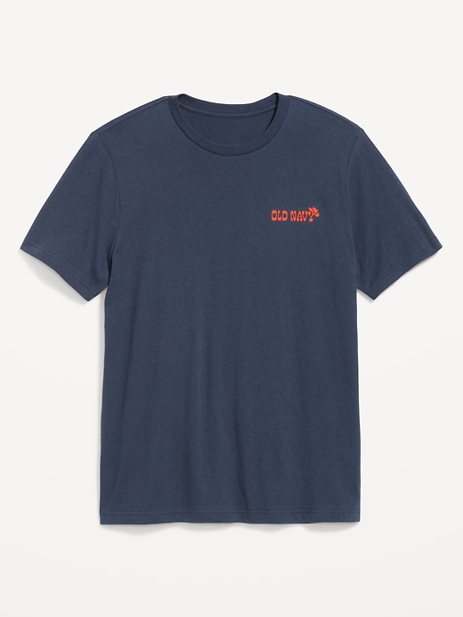 View large product image 1 of 2. Crew-Neck Logo-Graphic T-Shirt