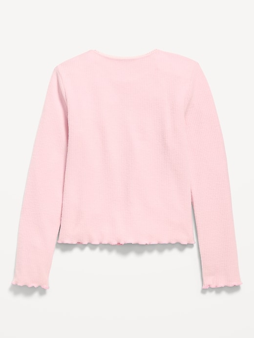 L'image numéro 2 présente T-shirt UltraConfo à manches longues et à imprimé pour fille