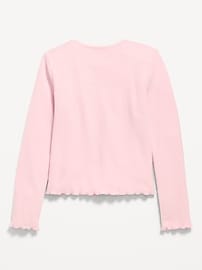 L'image numéro 2 présente T-shirt UltraConfo à manches longues et à imprimé pour fille