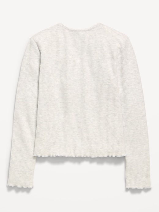 Image number 2 showing, CozePlush Long-Sleeve Graphic T-Shirt for Girls
