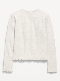 Image number 2 showing, CozePlush Long-Sleeve Graphic T-Shirt for Girls